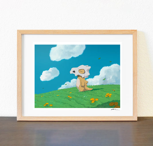 Cubone art print